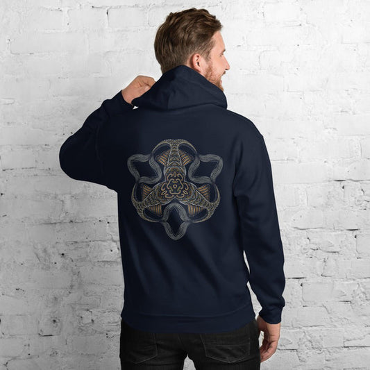 Shroom Hoodie Choice of Colors — visionary art by Symbolika