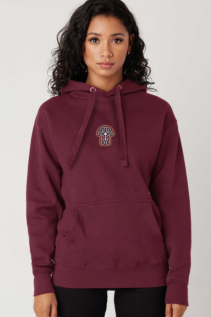 Shroom Hoodie — visionary art by Symbolika