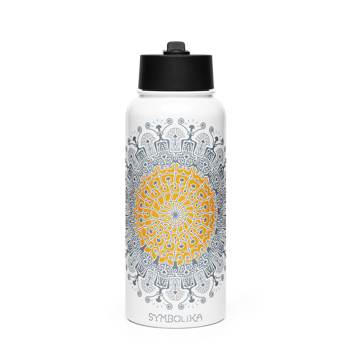 Shrooms Hora Water Bottle — visionary art by Symbolika