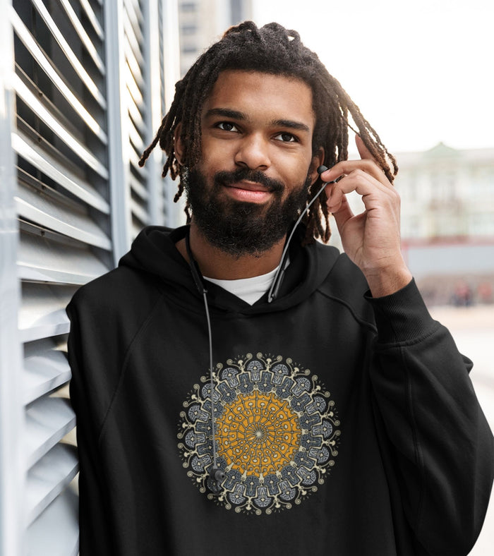 Shrooms Hora Hoodie Choice of Colors — visionary art by Symbolika