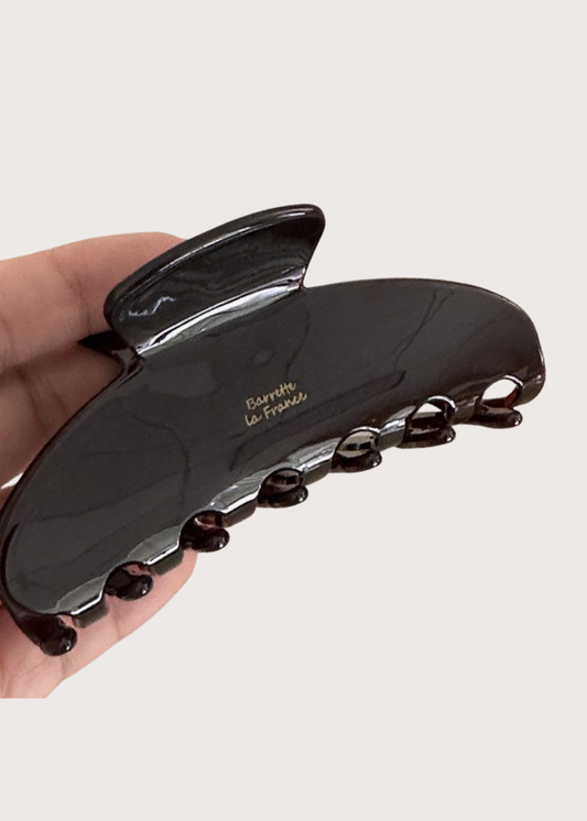 Simple Dark Brown Claw Clip Accessory