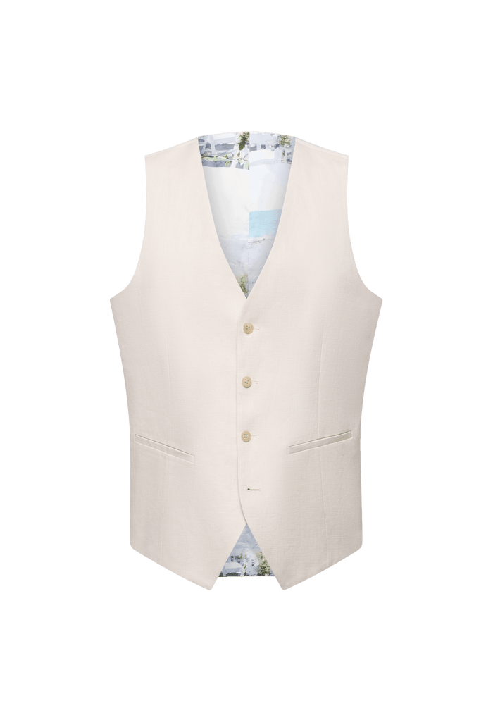 SL1 - Ecru Waistcoat - Harrys for Menswear