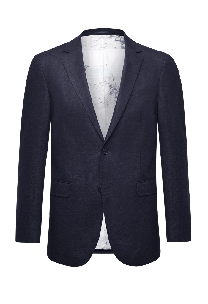 Abram Navy - SL7 - Linen Suit - Harrys for Menswear