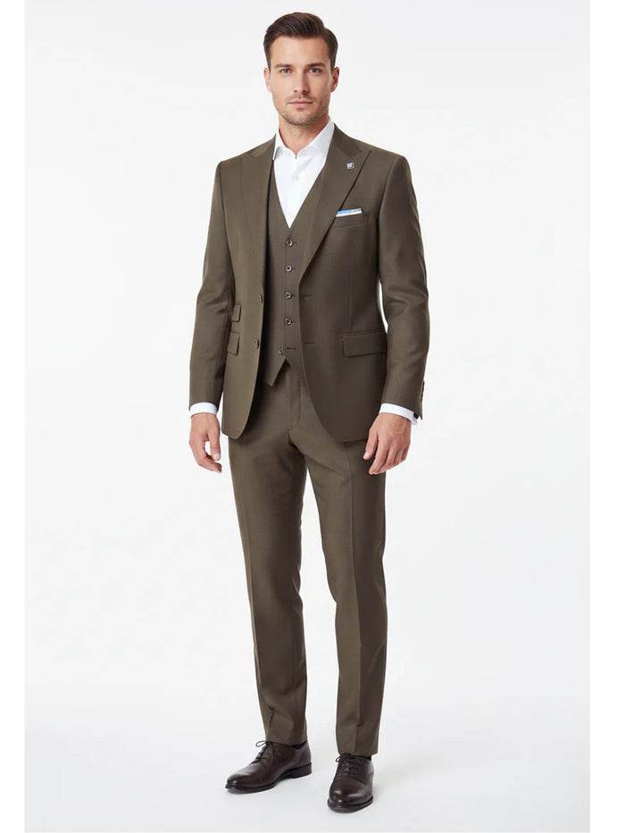 SM4-Clay Abram 3 Piece Suit Jacket