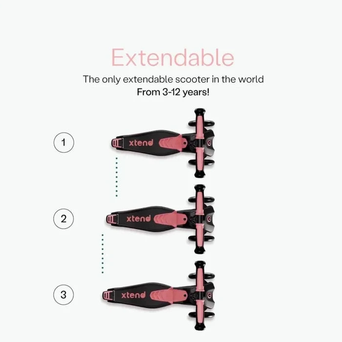 smarTrike Xtend Ride On Scooter Plus - Salmon - ebebek