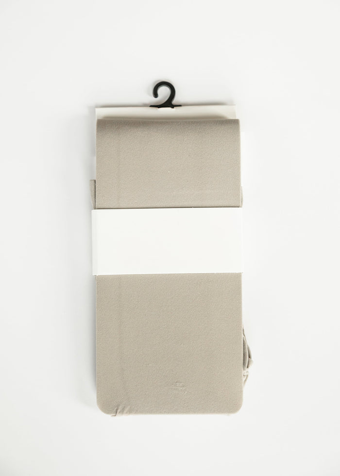 Solid Basic Opaque Tights Accessories Gray