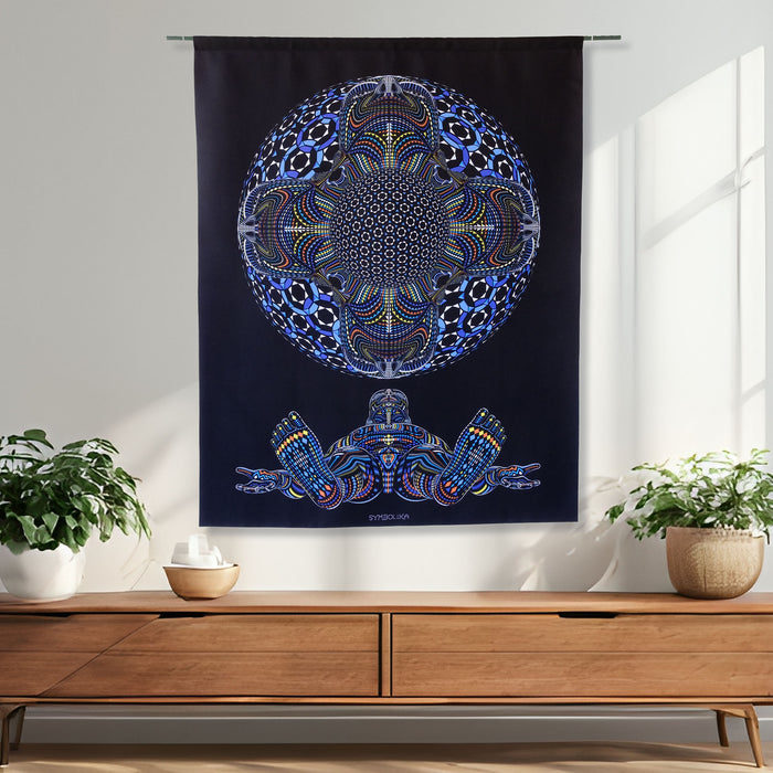 DMT HD Tapestry — visionary art by Symbolika