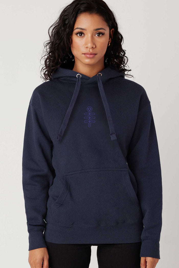 Spirit Molecule Symbol Hoodie — visionary art by Symbolika