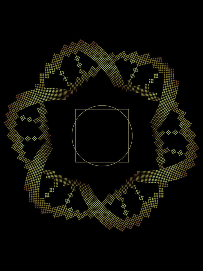Square in a Circle T-Shirt Choice of Colors — Image 2 by Symbolika