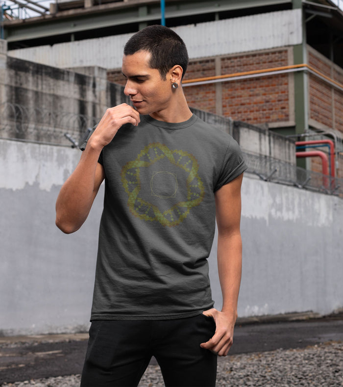 Square in a Circle T-Shirt Choice of Colors — Image 3 by Symbolika