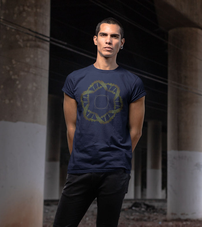 Square in a Circle T-Shirt Choice of Colors — Image 4 by Symbolika