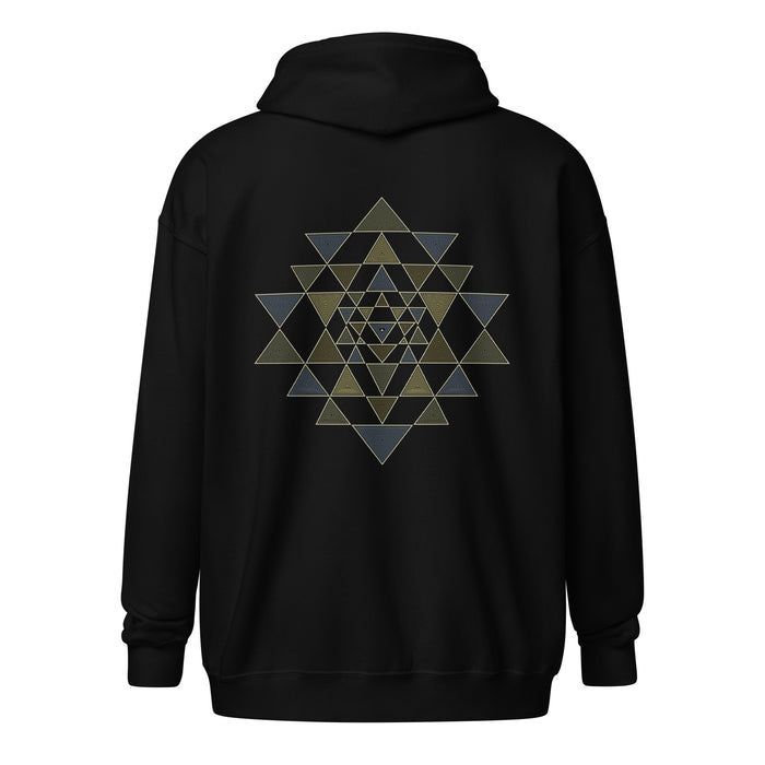 Sri Yantra Hoodie Choice of Colors — visionary art by Symbolika