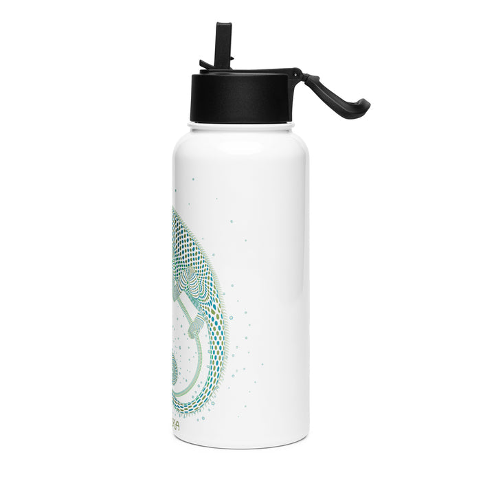 Stainless steel water bottle - Cameleon - symbolika
