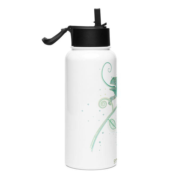 Stainless steel water bottle - Cameleon - symbolika
