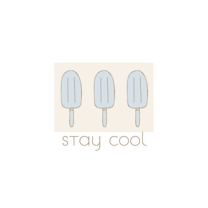 Stay Cool Popsicle Graphic Tee | Blue