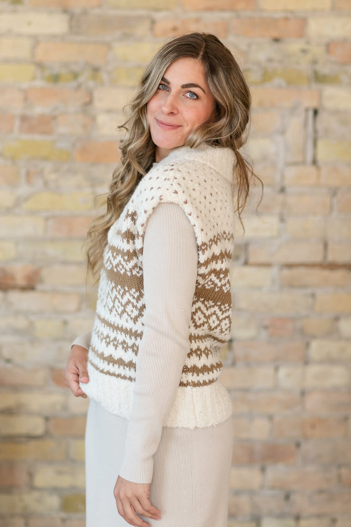 Steve Madden® Paulie Sweater Vest FF Layering Essentials