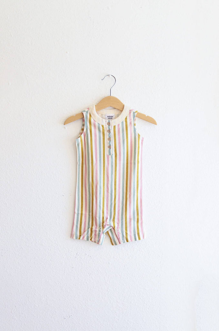 Striped Baby Romper