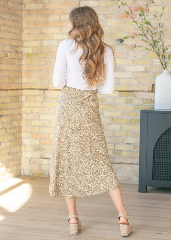 Sweet Pea June Floral Print Maxi Skirt FF Skirts