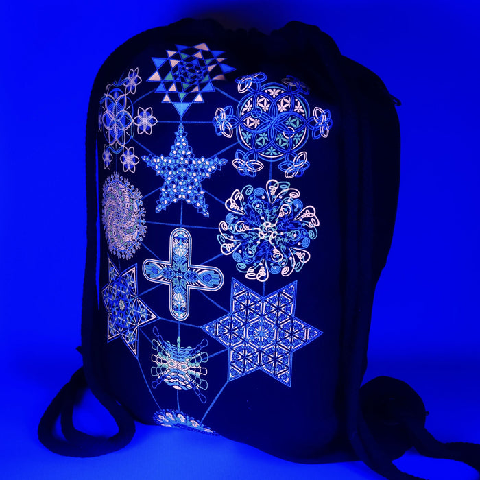 Symbol Tree Drawstring Bag Drawstring Bag - Back View by Symbolika