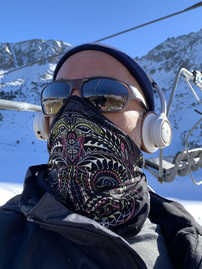 Ta Moko Neck Warmer and Dust Mask - symbolika