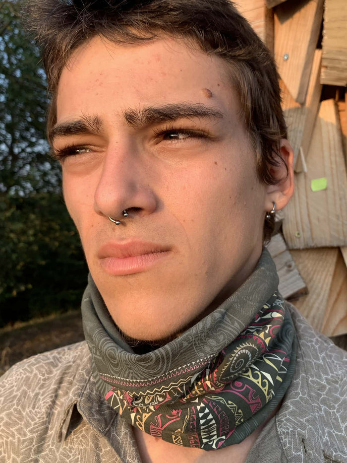 Ta Moko Neck Warmer and Dust Mask - symbolika