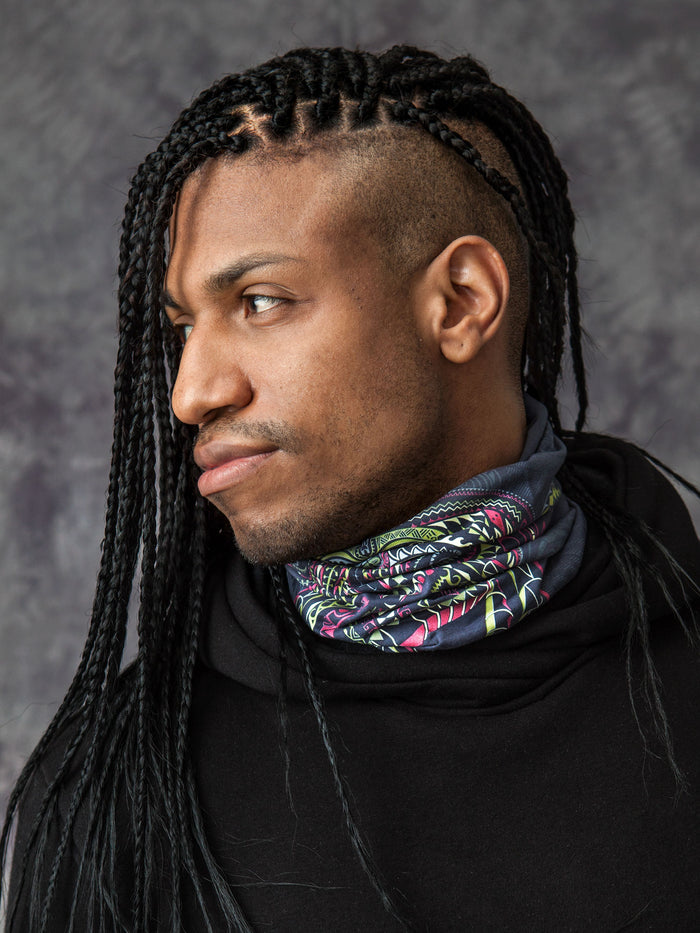 Ta Wise Monkey Neck Gaiter Grey — Image 2 by Symbolika