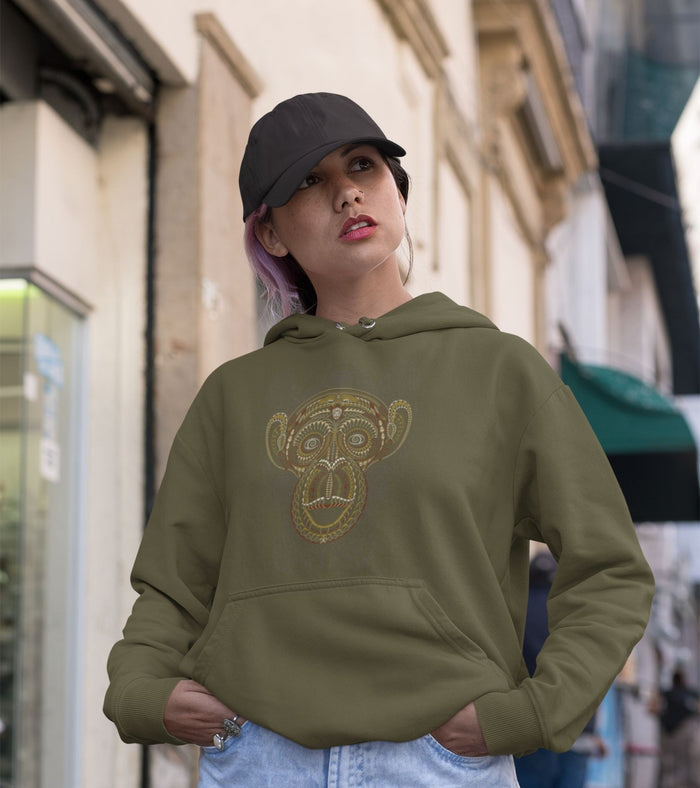 Ta Wise Monkey Hoodie Choice of Colors — Image 4 by Symbolika