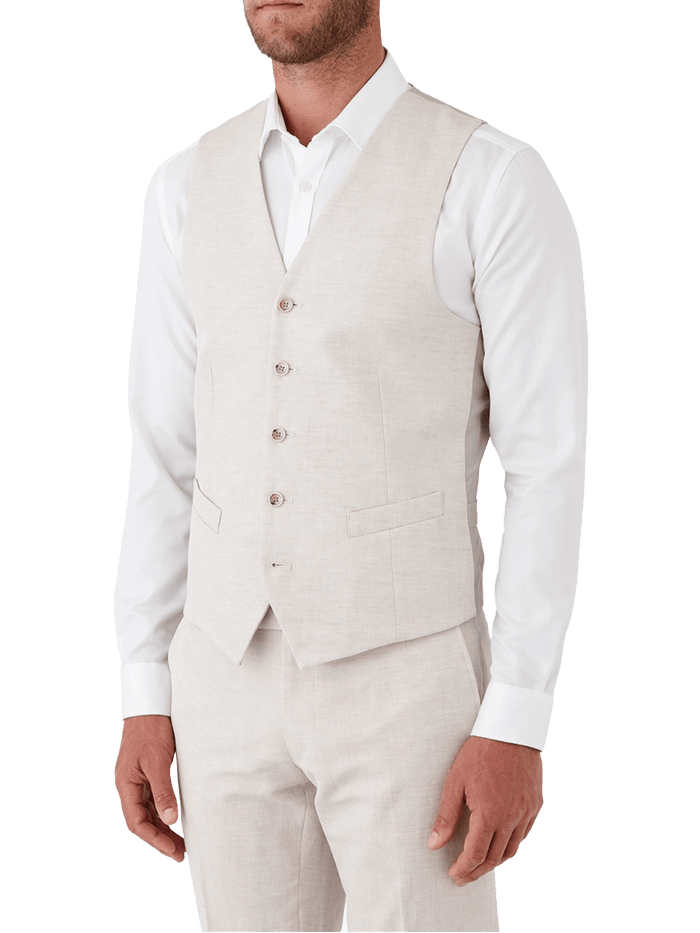 Taurus Waist Coat Tailored Fit 68% Polyester 29% viscose 3% Elastane Tailored fit Five button front Front darts Angled welt pockets Adjustable back strap Note: …
$100.00 AUD