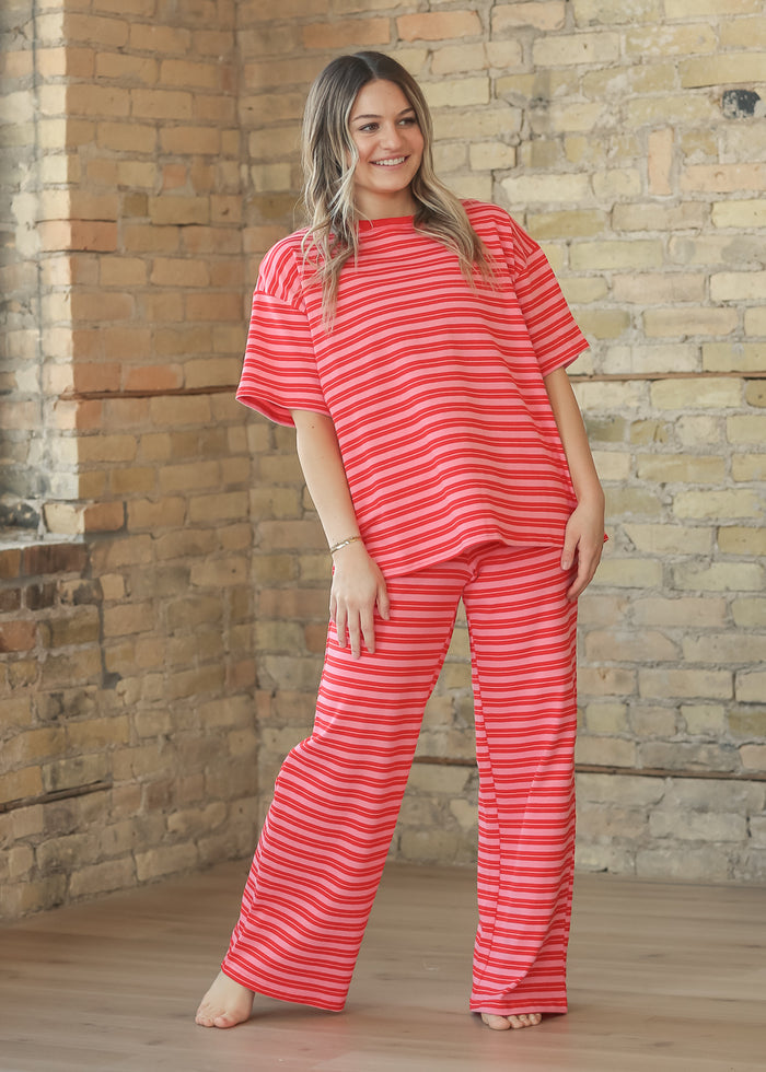 Things Between® Double Stripe Oversize Tee FF Tops
