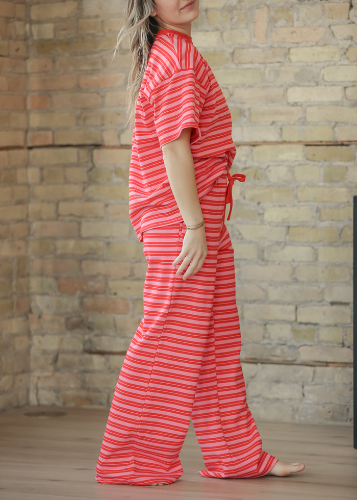 Things Between® Double Stripe Oversize Tee FF Tops