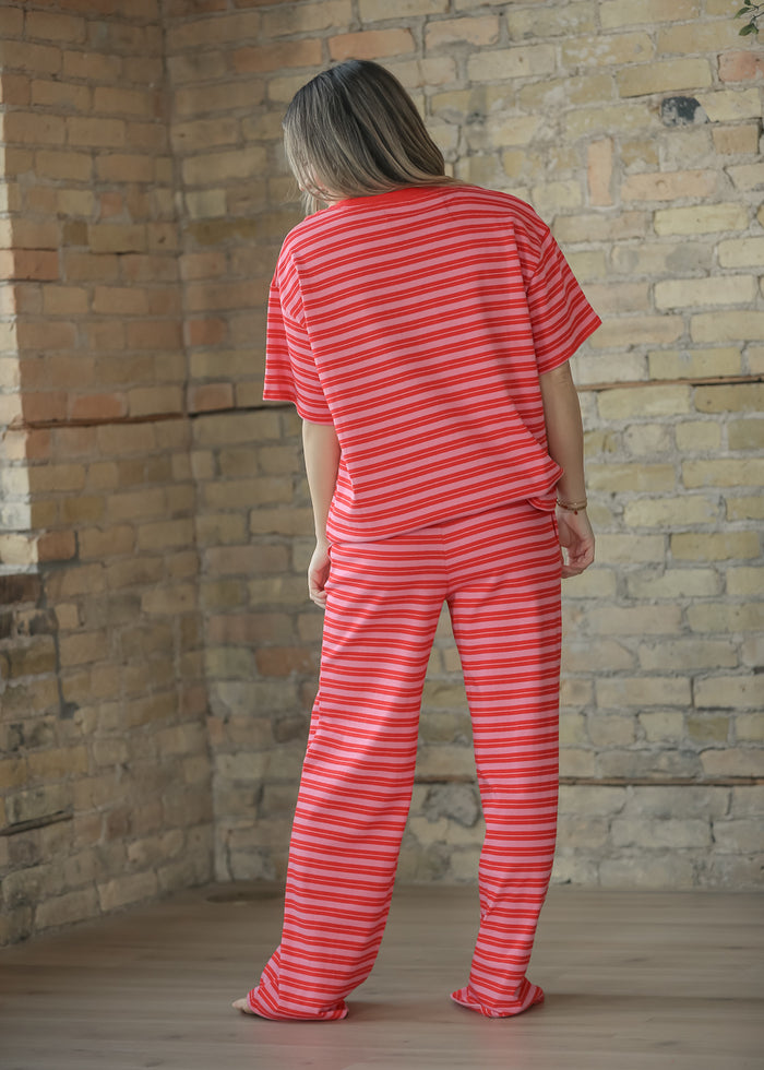 Things Between® Double Stripe Oversize Tee FF Tops