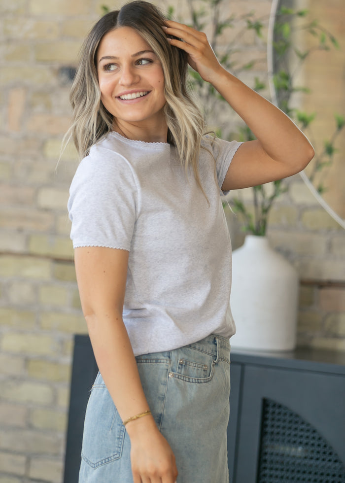Things Between® Gray Stella Tee - FINAL SALE FF Tops
