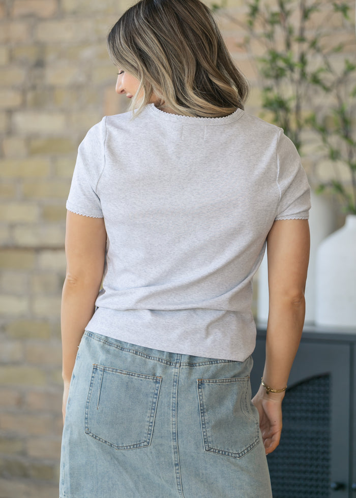 Things Between® Gray Stella Tee - FINAL SALE FF Tops