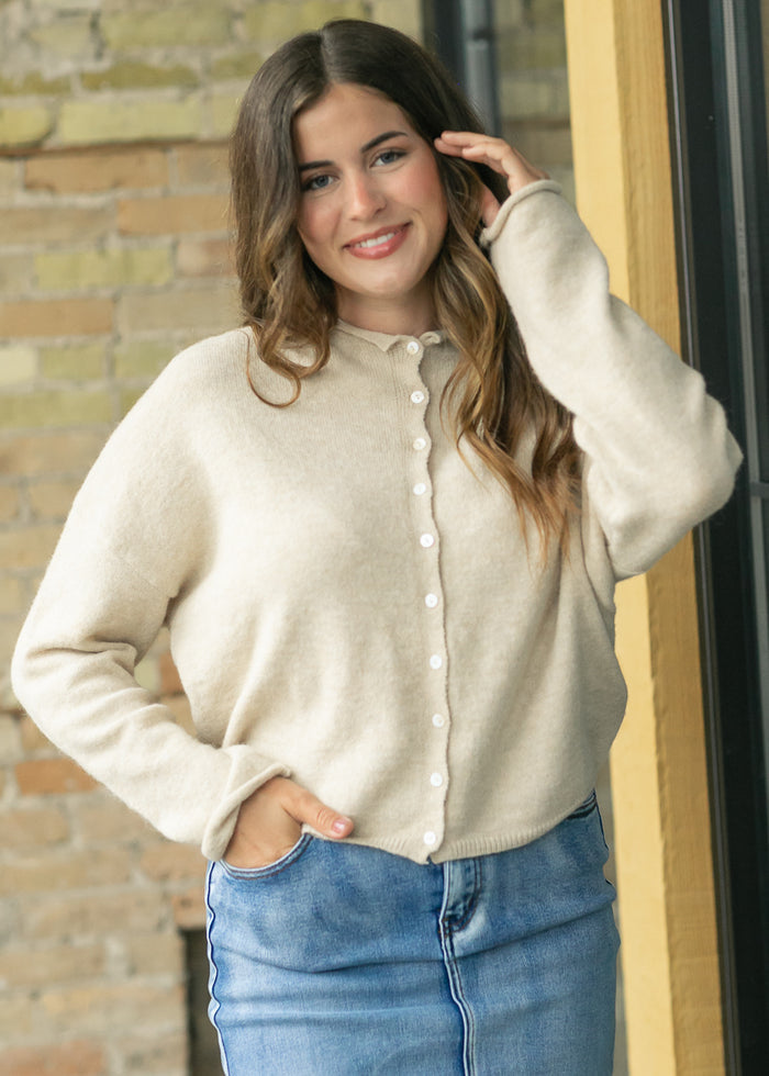 Things Between® Piper Natural Cardigan FF Layering Essentials