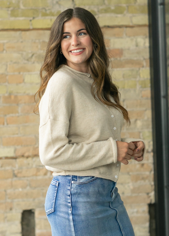 Things Between® Piper Natural Cardigan FF Layering Essentials