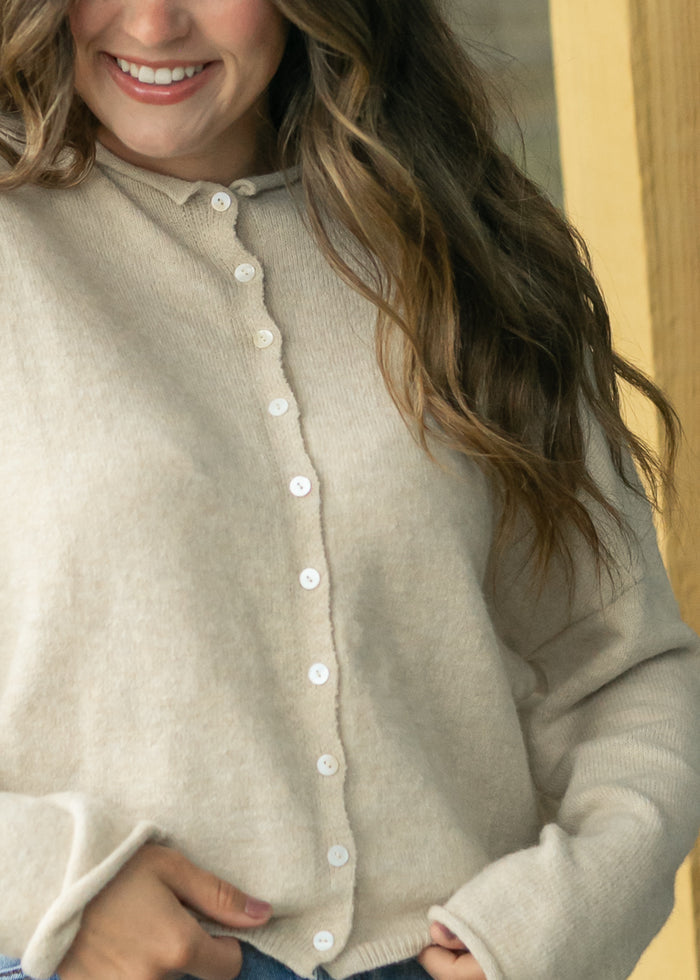 Things Between® Piper Natural Cardigan FF Layering Essentials