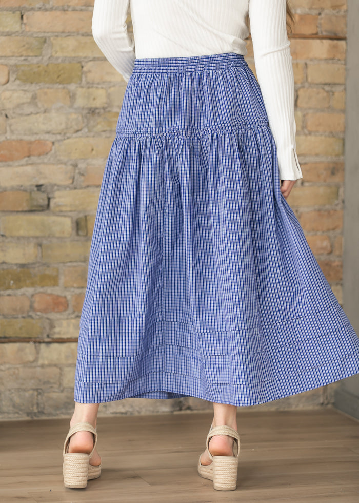 Things Between® Pleated Checker Skirt FF Skirts