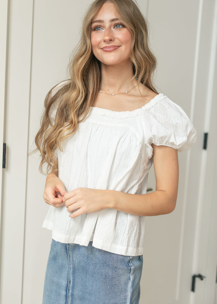 Things Between® Ruffle Detail Top FF Tops