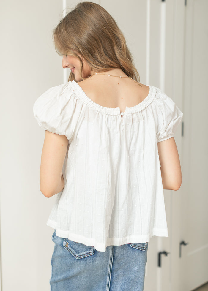 Things Between® Ruffle Detail Top FF Tops