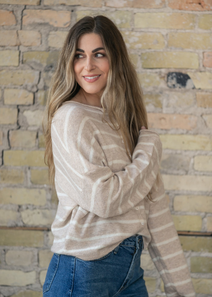 Things Between® Stripe Piper Cardigan - FINAL SALE FF Layering Essentials