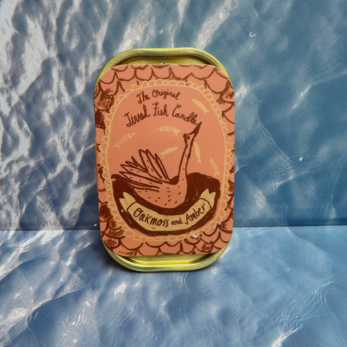 Tinned Fish Candle | Oakmoss + Amber