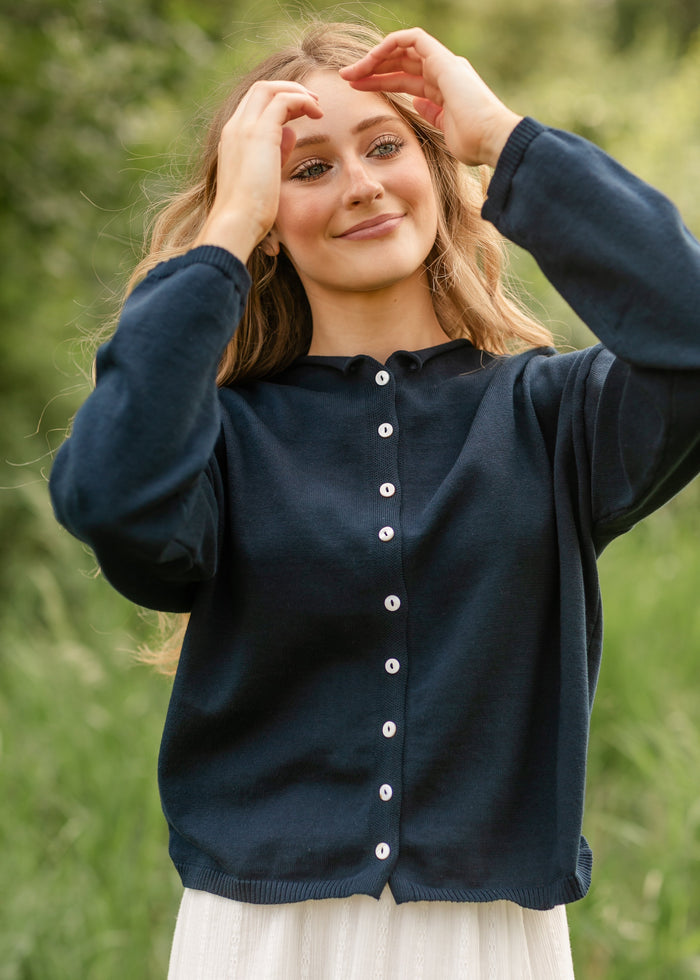 Toby Button Front Cardigan FF Layering Essentials