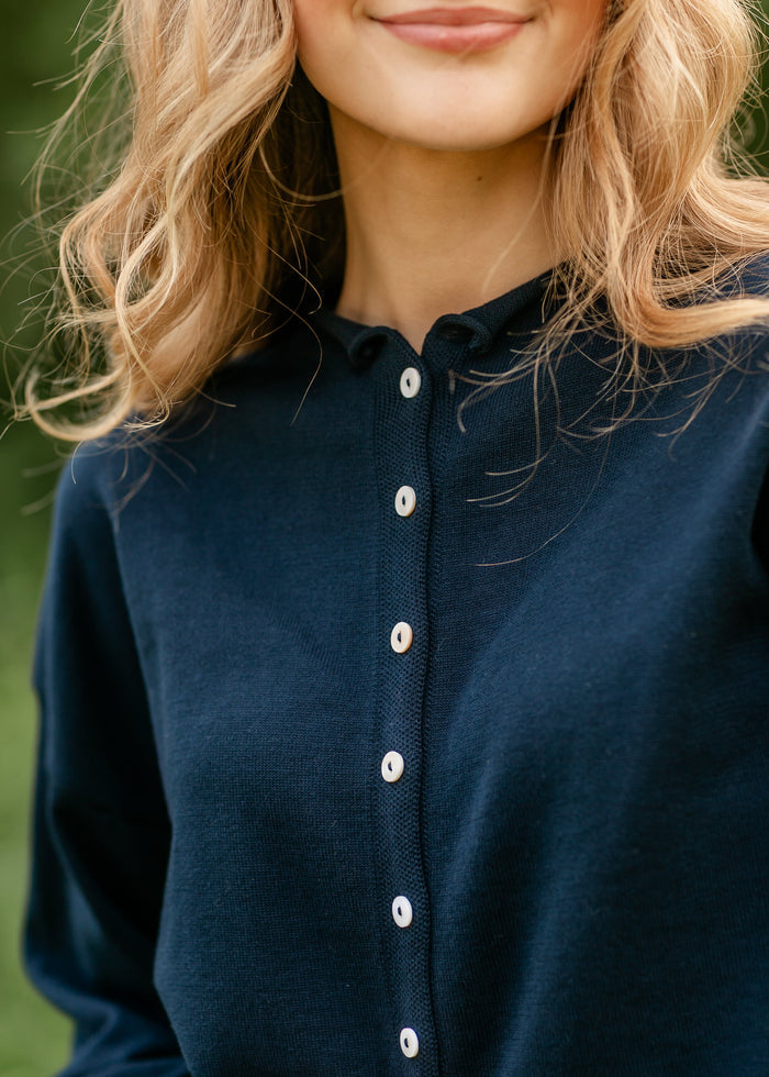 Toby Button Front Cardigan FF Layering Essentials