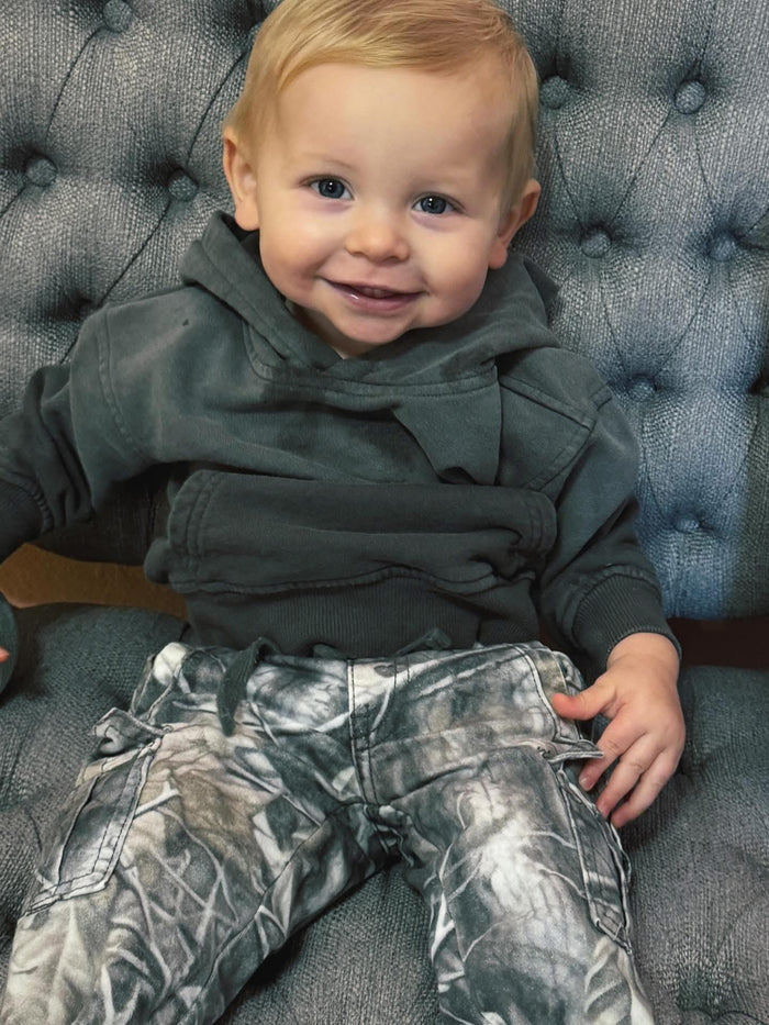 Toddler Sun-Faded Hoodie in STONEWASH
