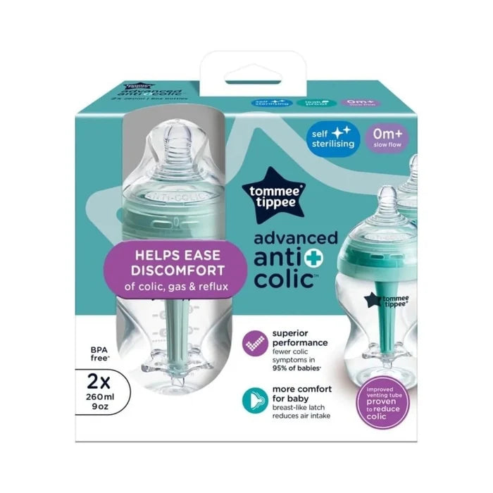 Tommee Tippee Advanced Anti Colic Baby Bottle 260ml Pack of 2 - ebebek