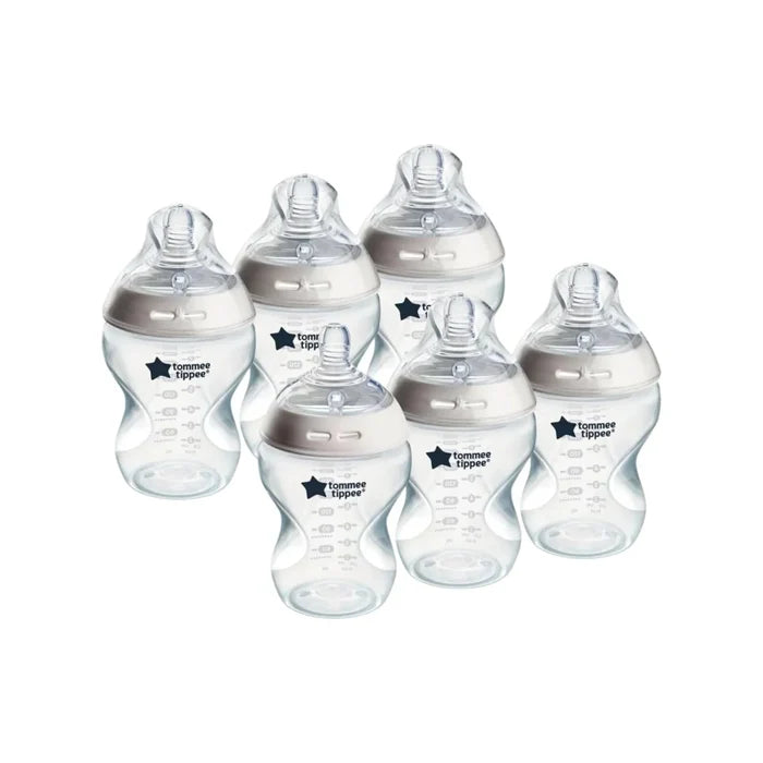 Tommee Tippee Closer to Nature Baby Bottle 260ml Pack of 6 - ebebek