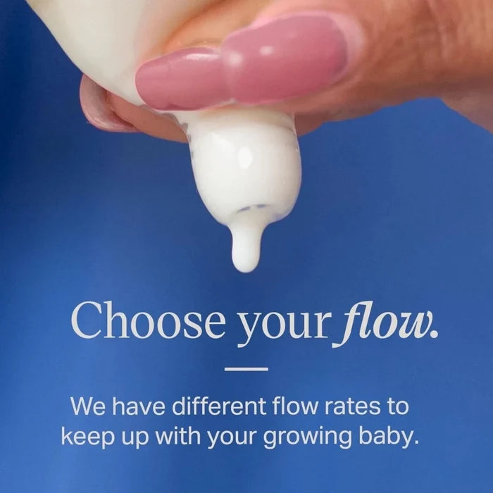 Tommee Tippee Natural Start Baby Bottle Slow Flow Teats 0+ months Pack of 2 - ebebek