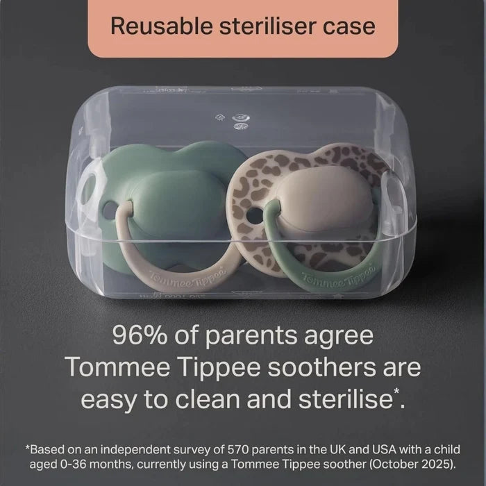 Tommee Tippee Ultra Fit Latex Soother Unisex 18-36 months Pack of 2 - ebebek