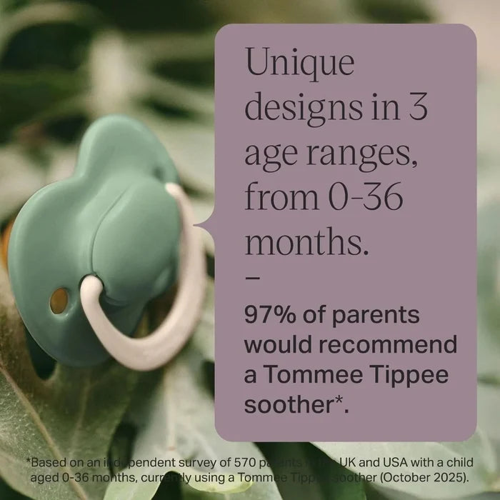 Tommee Tippee Ultra Fit Latex Soother Unisex 18-36 months Pack of 2 - ebebek