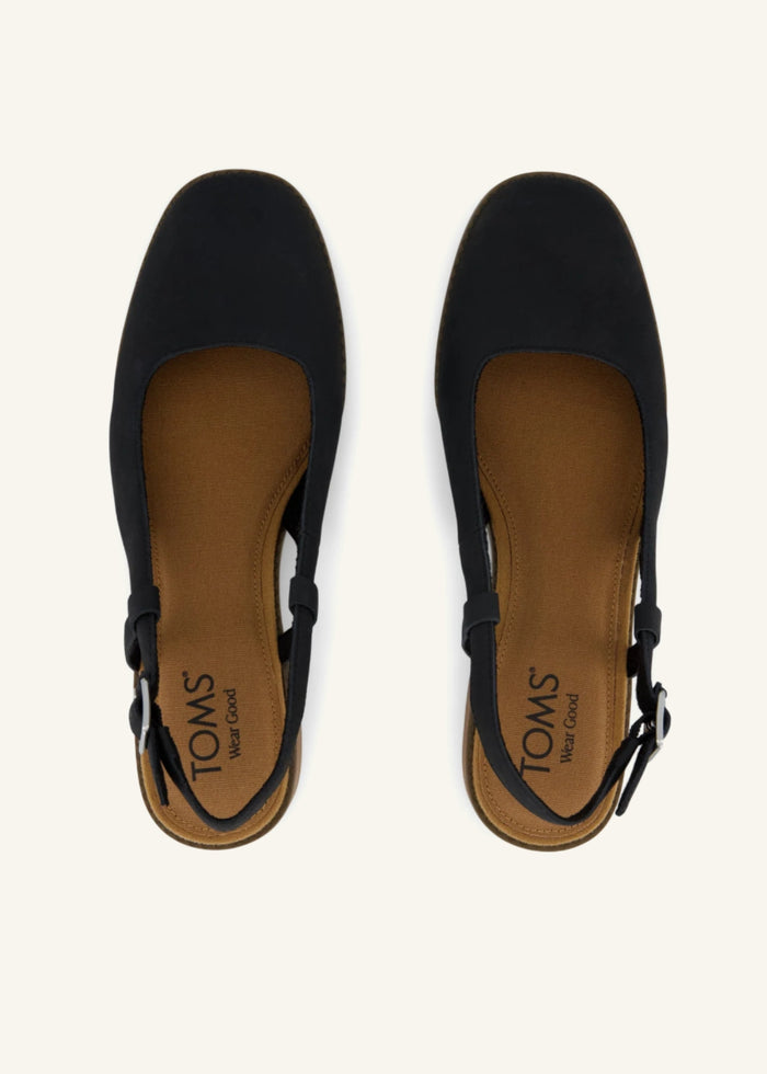 TOMS® Black Jaclyn Slingback Shoes